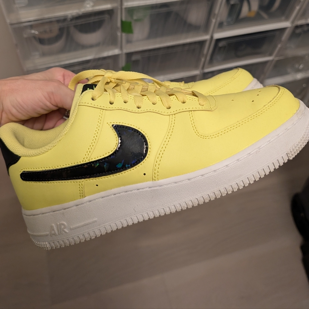 Yellow and Black Sneakers